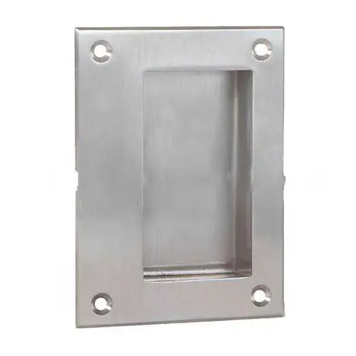 1115B Flush Pull, Satin Stainless Steel Pair