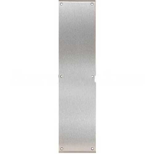 1807-4 Push Plate, Satin Stainless Steel