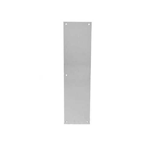 1001-3 Push Plate, Steralloy (Silver)