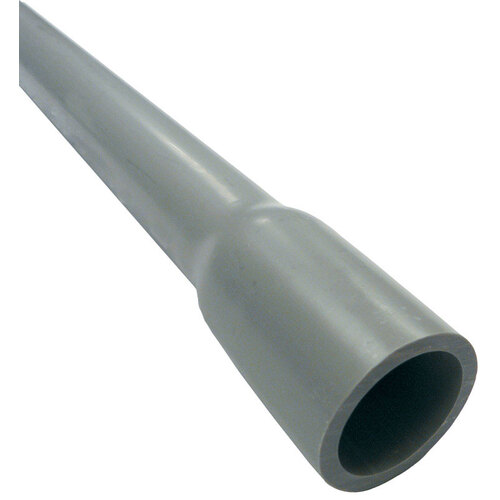 Cantex A53BA12 Electrical Conduit 1" D X 10 ft. L PVC For Rigid Gray