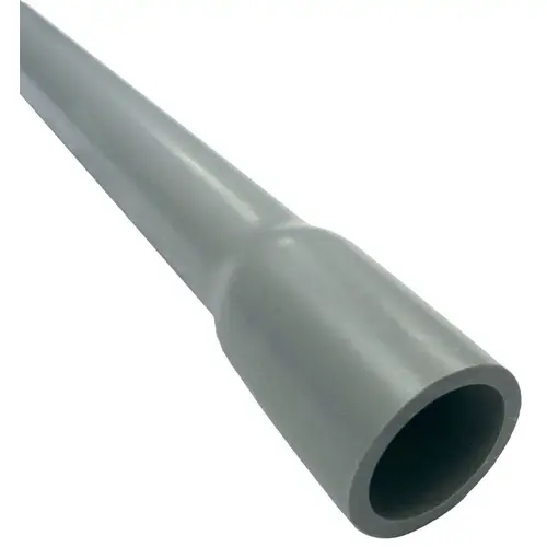 Cantex A53BA12 Electrical Conduit 1" D X 10 ft. L PVC For Rigid Gray