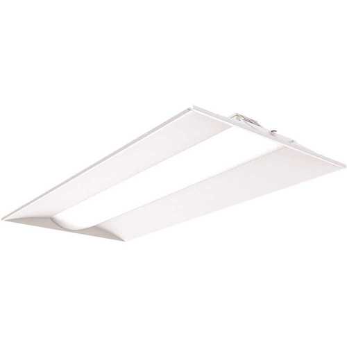 Lithonia Lighting STAKS 2X4 ALO6 SWW7 Contractor Select STAKS 2 ft. x 4 ft. 4000/5000/6000 Lumens White Integrated LED Troffer Color/Finish Family