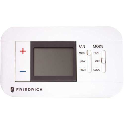 FRIEDRICH RT7 Wired Wall Mounted Digital Thermostat for Vertical Package Air Conditioner