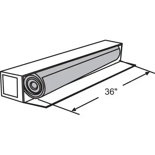 Clear Advantage 36in x 100ft Enhanced Visibility Screen Charcoal