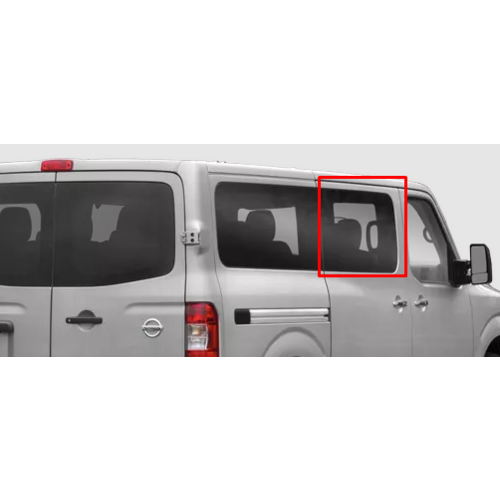 AM Auto NNV12-RS1 P Window For Nissan NV (Full size) 2012 First Passenger Side Fixed Glass
