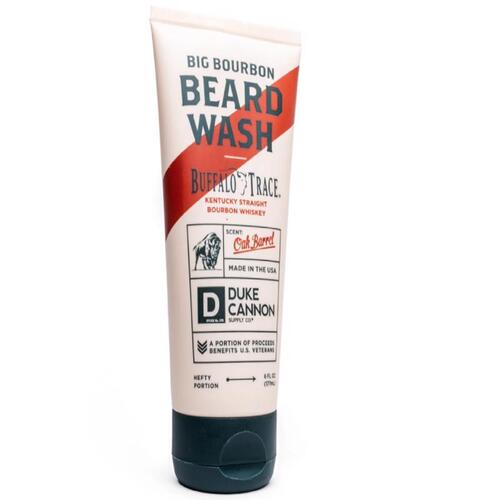 Duke Cannon BOURBONBDWASH-XCP6 Beard Wash Big Bourbon Buffalo Trace Scent 6 oz - pack of 6