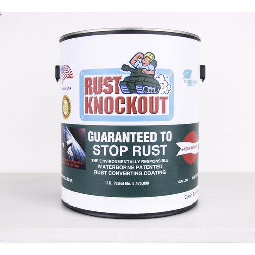 Rust Knockout 21001RK Rust Prevention Paint No Indoor and Outdoor Matte Red WaterBased 1 gal Red