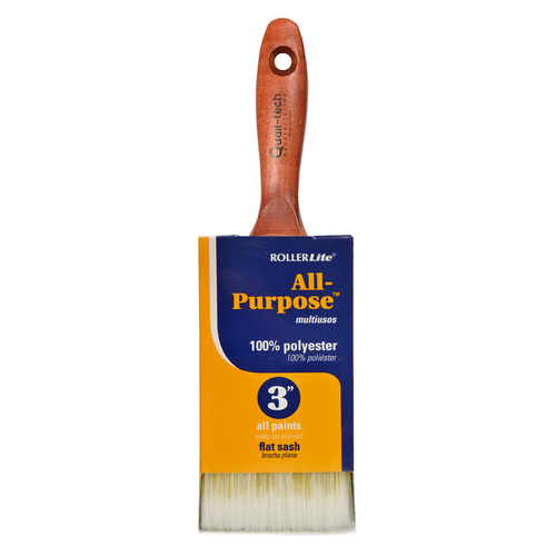 RollerLite APB30 Sash Paint Brush AllPurpose 3" Flat Smooth