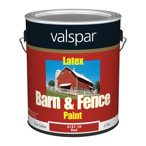 Barn & Fence Latex Paint - 1 Gallon / Red