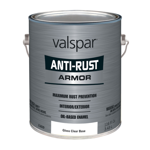 Paint Anti-Rust Gloss Clear Oil-Based 1 gal Clear