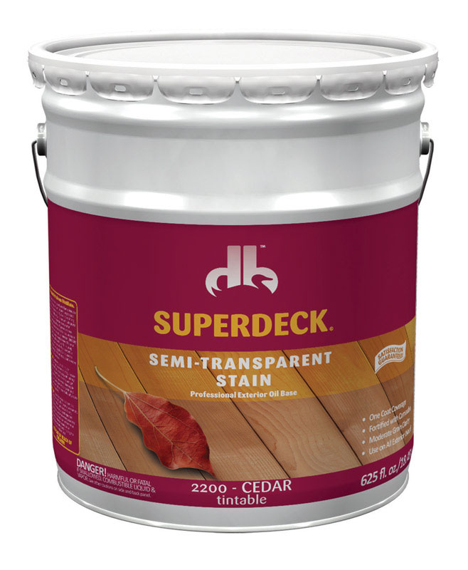 Superdeck Superdeck Semi Transparent Cedar Stain Sherwin Williams SuperDeck