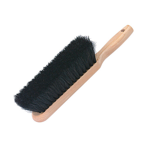 Counter Brush 8" W Soft Bristle 6" Wood Handle Beige