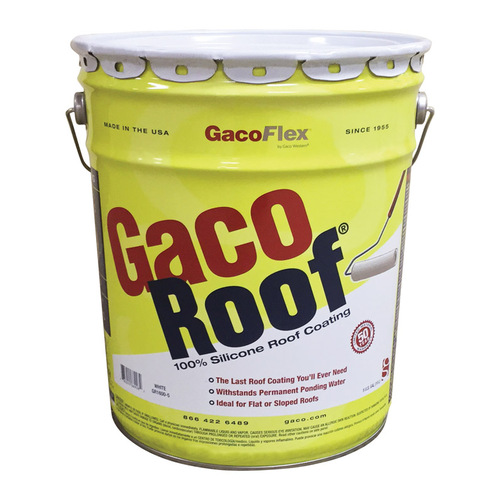 Roof Coating White Silicone 5 gal White