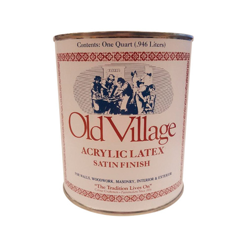 Old Village 1714 QT Paint Satin Wild Bayberry WaterBased Exterior and