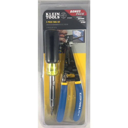 Multi-Bit Screwdriver/Wire Stripper Set 