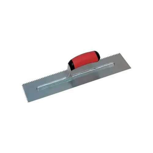 1/4 In. V-Notched Trowel w/Soft Grip