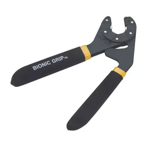 Adjustable Wrench Bionic Grip 1/4 - 9/16" Metric and SAE 6" L Black