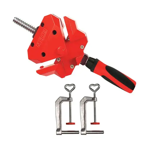 Bessey WS-3+2K Angle Clamp 4" X 1.125" D Red