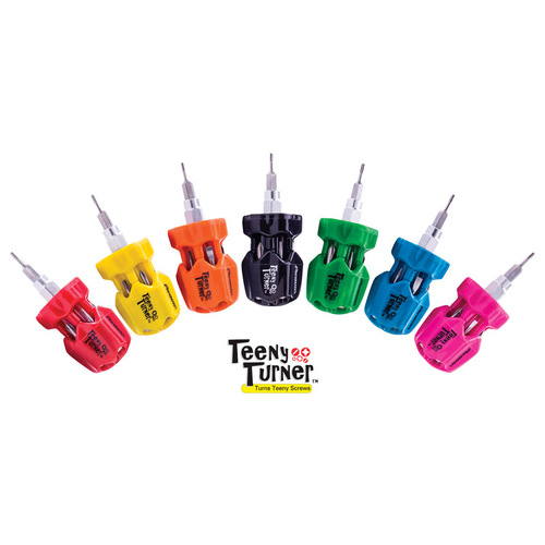 Picquic 06101B-XCP36 7-in-1 Micro Screwdriver Teeny Turner 8 pc 2.78" Assorted - pack of 36