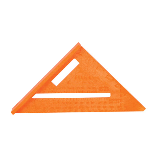 Rafter Square Structo-Cast 7" L X 10" H Polystyrene Orange