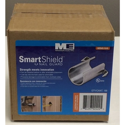 Madison Electric MNG100 Nail Guard Smart Shield 1" L Silver