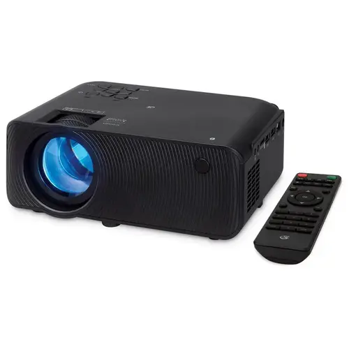 GPX PJ609B Mini Projector with Bluetooth Wireless Bluetooth Black
