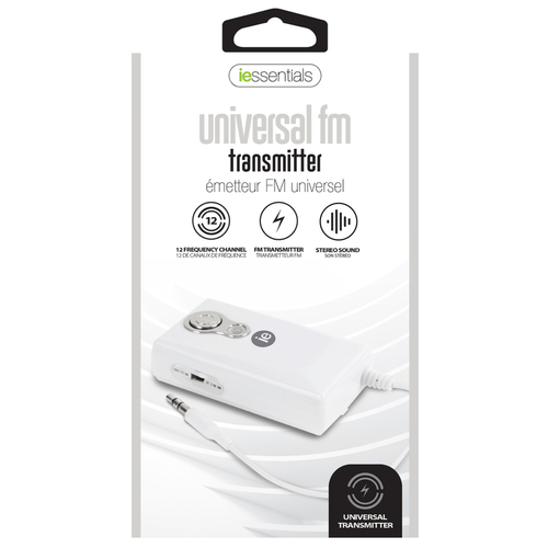 iEssentials IENFM FM Transmitter Wireless White