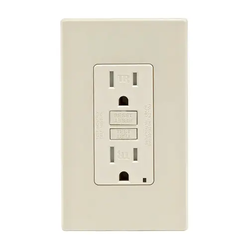 Outlet/Wallplate 15 amps 125 V Light Almond 5-15R Light Almond