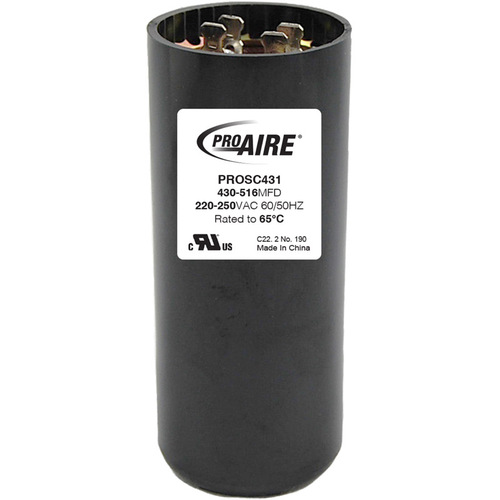 Perfect Aire PROSC431 Round Start Capacitor ProAire 430-516 MFD 250 V