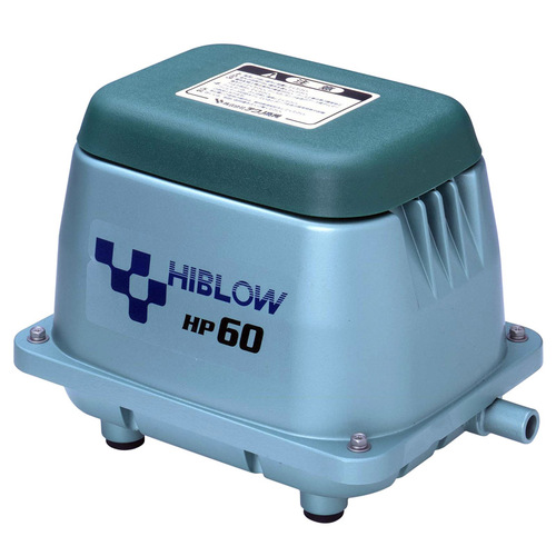 Hiblow HP-60-0110 Septic Air Pump HP 60 .07 HP 100 gph Aluminum Switchless