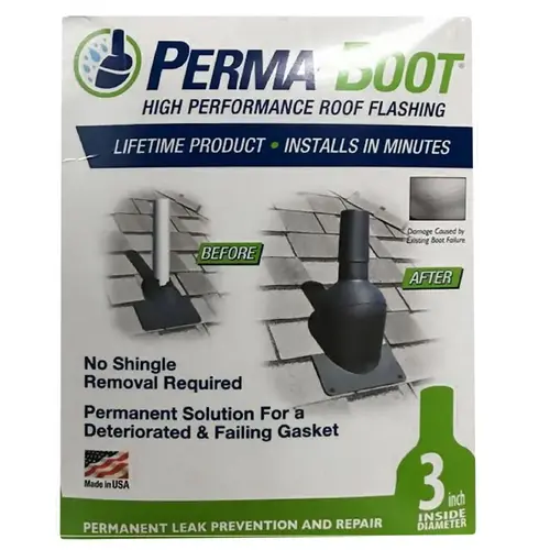 5516 Roof Flashing Repair System, Plastic Black