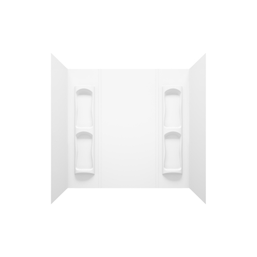 MAAX 102573000129000 Bathtub Wall Surround Utah 59" H X 313/4" W X 60