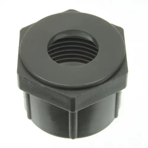 Ballcock Coupling Nut Black Plastic Black - pack of 5