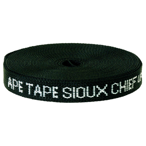 Sioux Chief 554-25W Pipe Hanger Strap Ape Tape 5/8" x 25 ft 25 ft. Black Polyethylene Black