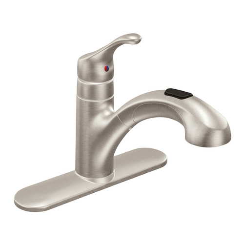 Moen Ca87316srs Pull Out Kitchen Faucet Renzo One Handle Stainless