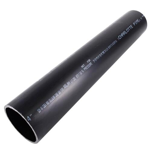 Charlotte Pipe ABS 03400 0200 DWV Pipe 4" D X 2 ft. L ABS