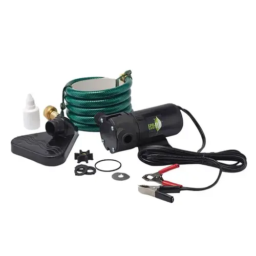 ECO-FLO PUP61DC Utility Pump Kit 1/12 hp 300 gph Cast Iron Electronic Switch Manual 12 V