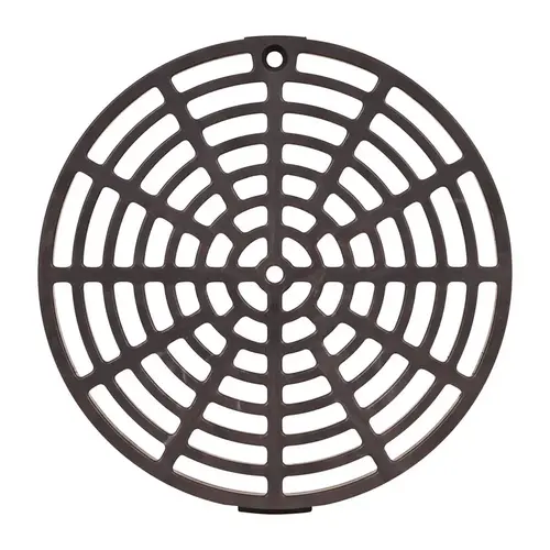 Sioux Chief 801-PG2 Floor Drain Strainer 6-1/8" Natural Gray Round PVC Natural