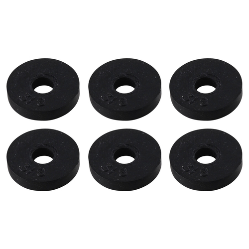 LDR 500 5104 Flat Bibb Washer 3/8R in. D Rubber Black