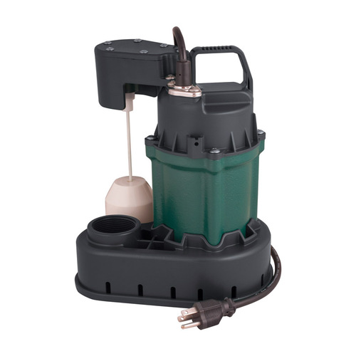 Star Water Systems 024488 Sump Pump H2O PRO 1/3 HP 2,700 gph Cast Iron Vertical Float Switch AC Submersible