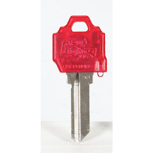Key Blank w/Flashlight Keylights House Single For Fits Schlage SC1/Baldwin 1510 Red/Silver - pack of 10