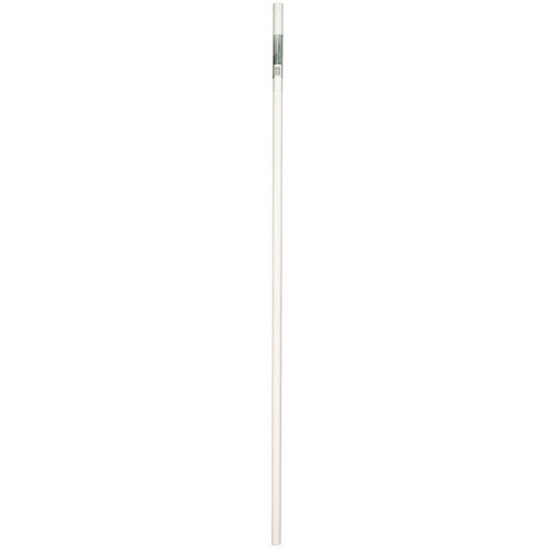 Lido LB-26-A106/6 Closet Rod 72" L X 1-3/8" D Powder Coated Stainless Steel Powder Coated