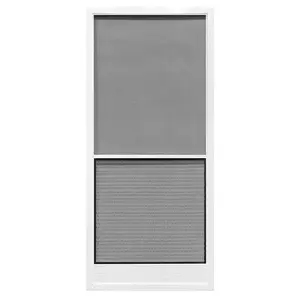 Precision 79-3/4 in. H X 35-1/4 in. W Capri White Steel Screen Door Precision 79-3/4 in. H X 35-1/4 in. W Capri White Steel Screen Door