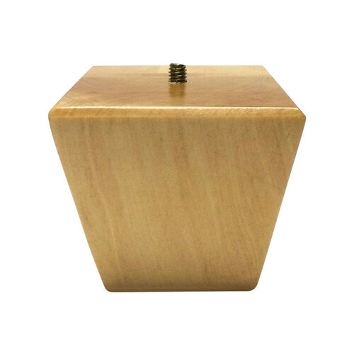 Waddell 2744N Bun Foot Minwax 3" H Contemporary Wood Natural