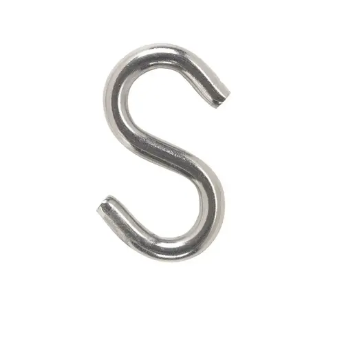 S-Hook Small Steel 2.5" L 250 lb