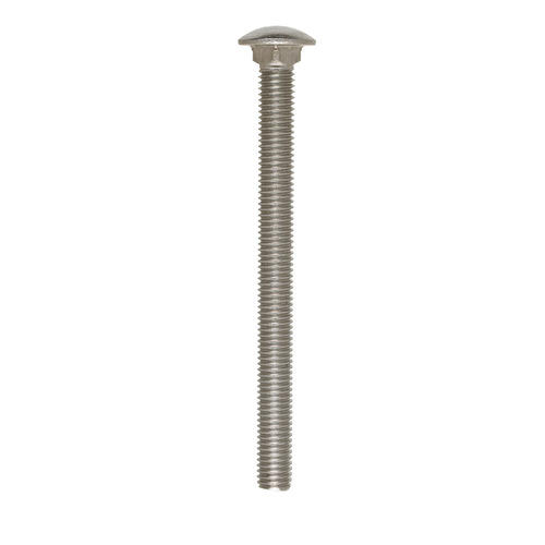 Carriage Bolt 1/2" X 6" L Zinc-Plated Stainless Steel Zinc-Plated