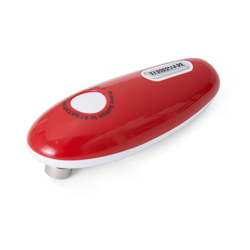 Can Opener Red Plastic Battery Operated Red