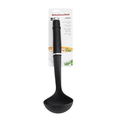 KitchenAid 12 In. Black Nylon Ladle