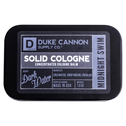 Duke Cannon SCMIDNIGHT1-XCP6 Cologne Midnight Swim 1.5 oz - pack of 6