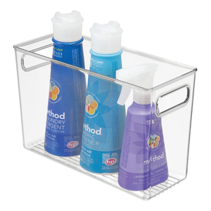 iDesign Linus Clear Organizer Bin 8 in. H x 8 in. W